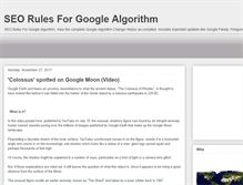 Tablet Screenshot of google-seo-rules.blogspot.com