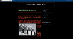 Desktop Screenshot of environmentalpost.blogspot.com