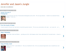 Tablet Screenshot of jenniferandjasonsjungle.blogspot.com