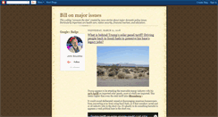 Desktop Screenshot of billonmajorissues.blogspot.com