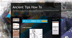 Desktop Screenshot of ancienttips.blogspot.com