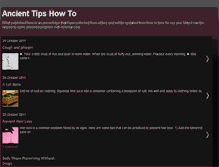 Tablet Screenshot of ancienttips.blogspot.com