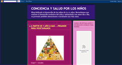 Desktop Screenshot of concienciaysaludporlosninos.blogspot.com