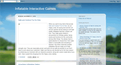 Desktop Screenshot of inflatable-interactive-games.blogspot.com