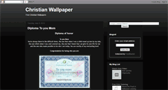 Desktop Screenshot of freechristianwallpaper.blogspot.com
