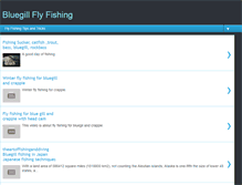 Tablet Screenshot of bluegillflyfishing.blogspot.com