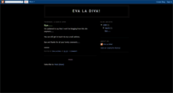 Desktop Screenshot of evaladiva.blogspot.com