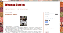 Desktop Screenshot of diversosdireitos.blogspot.com