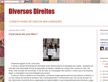 Tablet Screenshot of diversosdireitos.blogspot.com