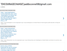 Tablet Screenshot of encouragechange.blogspot.com