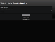 Tablet Screenshot of lifeisbeautifulfullmovie.blogspot.com