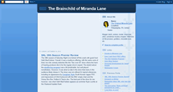 Desktop Screenshot of mirandalanebrainchild.blogspot.com