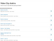 Tablet Screenshot of music-zike-shakira.blogspot.com