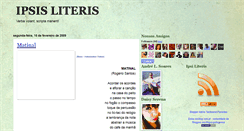 Desktop Screenshot of ipsiliteris.blogspot.com