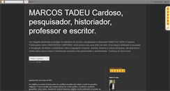 Desktop Screenshot of marcostadeucardoso.blogspot.com