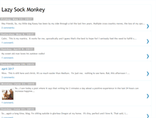 Tablet Screenshot of lazysockmonkey.blogspot.com