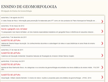 Tablet Screenshot of ensinodegeomorfologia.blogspot.com