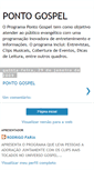 Mobile Screenshot of opontogospel.blogspot.com