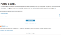 Tablet Screenshot of opontogospel.blogspot.com