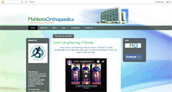 Desktop Screenshot of mahkotaorthopaedics.blogspot.com