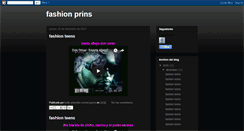 Desktop Screenshot of fashionprins.blogspot.com
