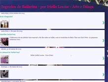 Tablet Screenshot of iriellelouisearteedanca.blogspot.com