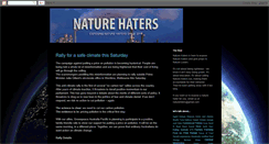 Desktop Screenshot of naturehaters.blogspot.com