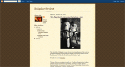 Desktop Screenshot of bulgakovproject.blogspot.com