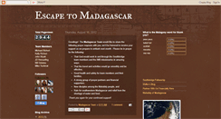 Desktop Screenshot of escapetomadagascar.blogspot.com