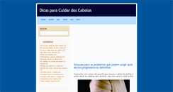 Desktop Screenshot of dicasparacuidardoscabelos.blogspot.com