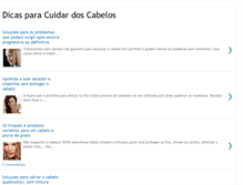 Tablet Screenshot of dicasparacuidardoscabelos.blogspot.com