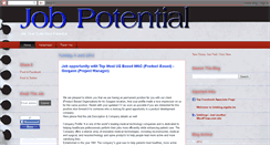 Desktop Screenshot of jobpotential.blogspot.com