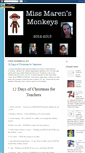 Mobile Screenshot of missmarensmonkeys.blogspot.com