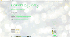 Desktop Screenshot of flowersbylingky.blogspot.com