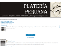 Tablet Screenshot of plateria-peruana.blogspot.com