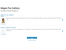 Tablet Screenshot of meganfoxgallery.blogspot.com