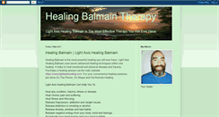 Desktop Screenshot of healingbalmaintherapist.blogspot.com