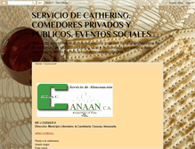 Tablet Screenshot of canaangourmet.blogspot.com