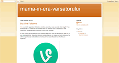 Desktop Screenshot of mama-in-era-varsatorului.blogspot.com