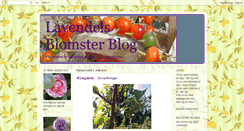 Desktop Screenshot of lavendelsblomsterblog.blogspot.com