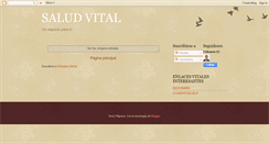 Desktop Screenshot of lasantevital.blogspot.com