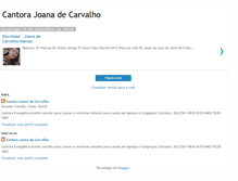 Tablet Screenshot of cantorajoanadecarvalho.blogspot.com