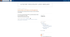 Desktop Screenshot of luxury-holidays-and-breaks.blogspot.com