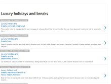 Tablet Screenshot of luxury-holidays-and-breaks.blogspot.com