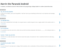 Tablet Screenshot of marvintheandroid.blogspot.com
