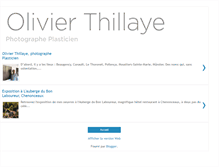 Tablet Screenshot of olivier-thillaye.blogspot.com