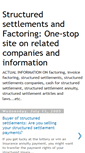 Mobile Screenshot of factoring-structured-settlement.blogspot.com
