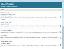 Tablet Screenshot of brianklepper.blogspot.com