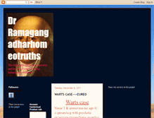 Tablet Screenshot of drramagangadharhomeotruths.blogspot.com