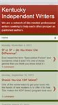 Mobile Screenshot of kentuckyindiewriters.blogspot.com